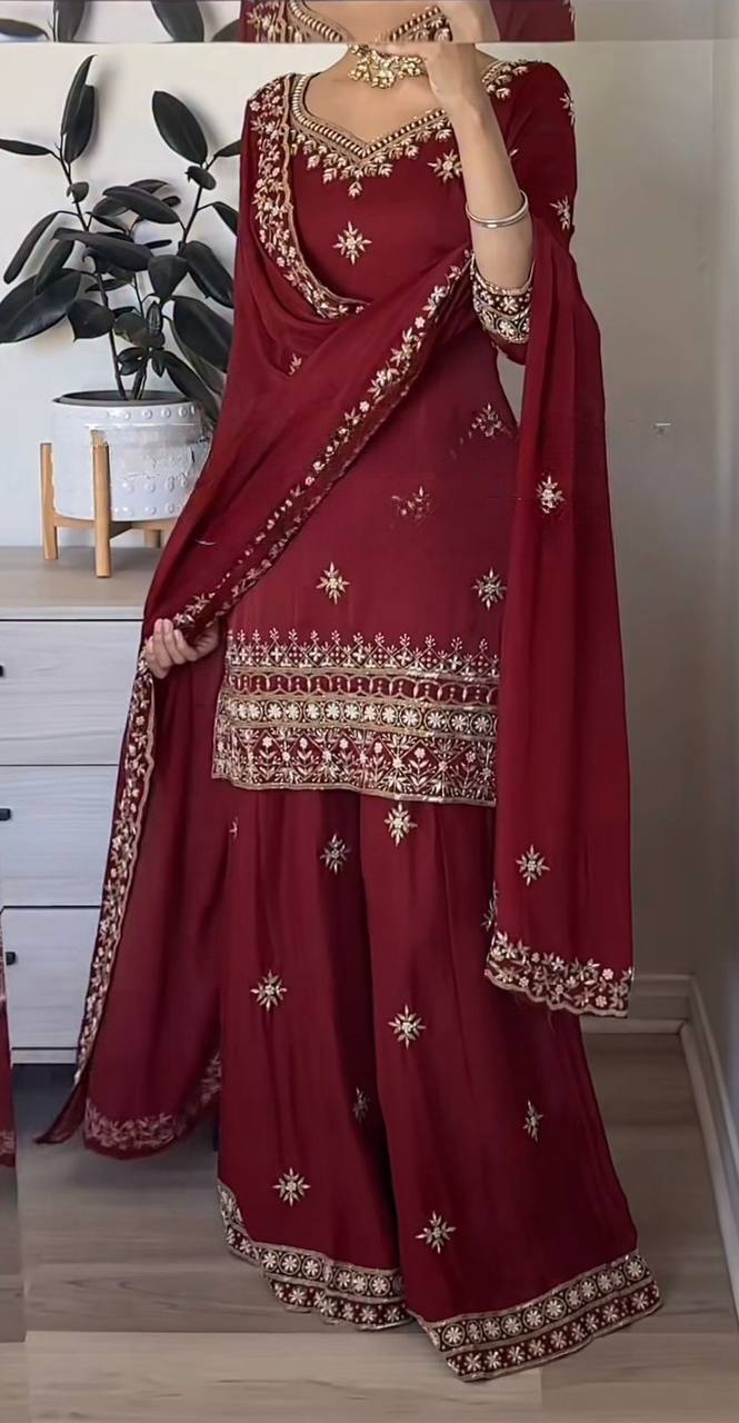 Dark Ruby Heirloom Suit